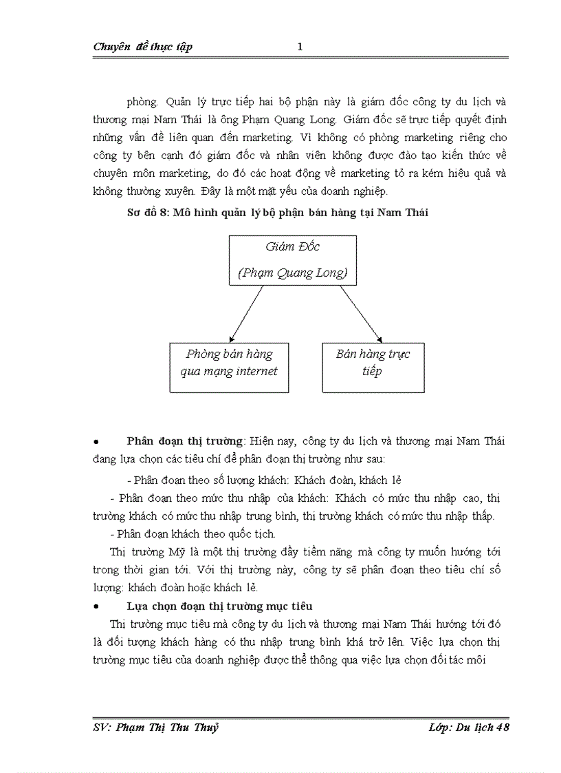 image for page Hoàn thiện hoạt động khai thác thị trường khách du lịch Mỹ bằng các giải pháp Marketing Mix tại công ty du lịch và thương mại Nam Thái