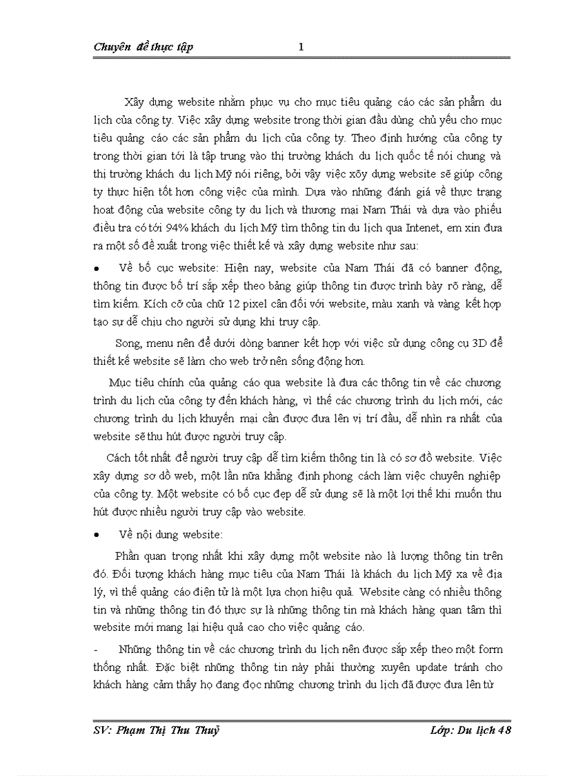 image for page Hoàn thiện hoạt động khai thác thị trường khách du lịch Mỹ bằng các giải pháp Marketing Mix tại công ty du lịch và thương mại Nam Thái