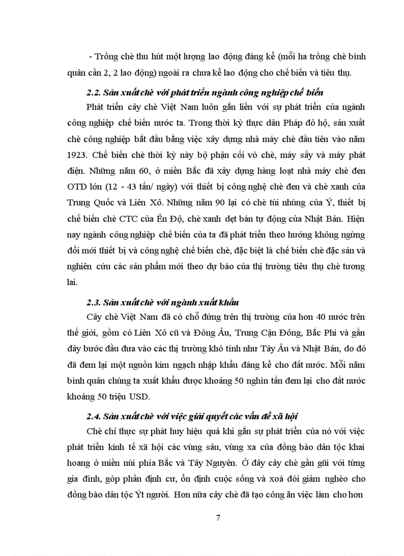 image for page Một số giải pháp nhằm phát triển sản xuất chè ở Việt Nam từ nay đến năm 2010 1