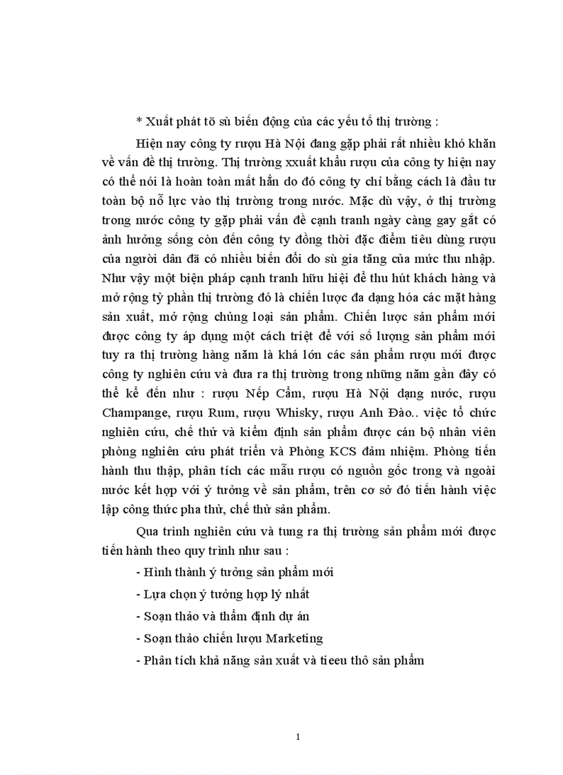 image for page thị trường rượu và một số giải pháp nhằm nâng cao hiệu quả của chiến lược sản phẩm ở công ty rượu Hà Nội 1