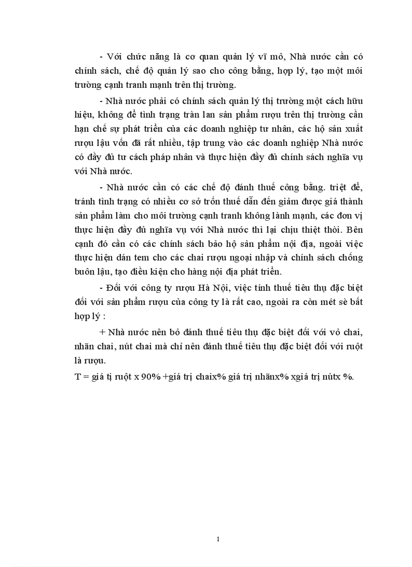 image for page thị trường rượu và một số giải pháp nhằm nâng cao hiệu quả của chiến lược sản phẩm ở công ty rượu Hà Nội 1