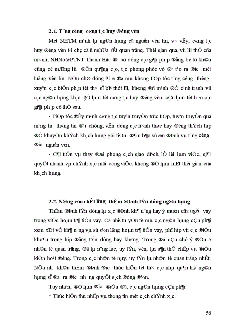 image for page Nâng cao chất lượng tín dụng tại NHNo PTNT Thanh Hóa 1