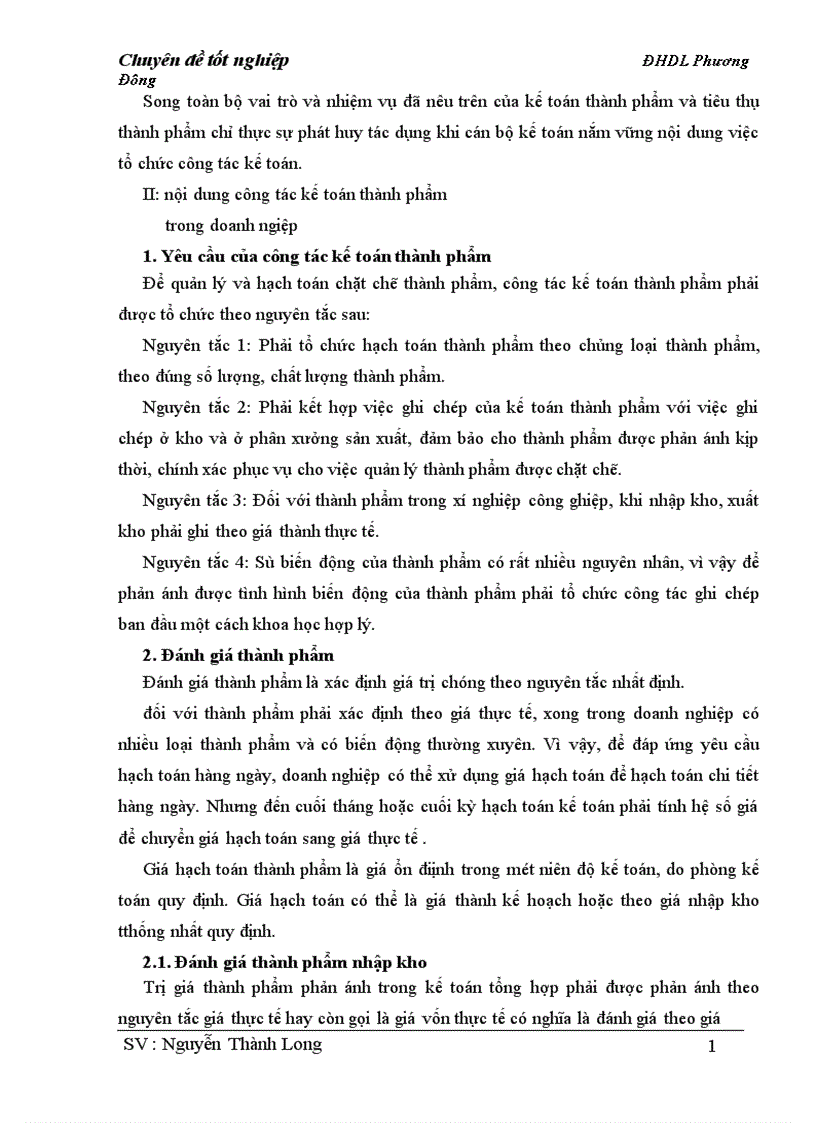 image for page Công tác hạch toán kế toán thành phẩm và tiêu thụ thành phẩm 1