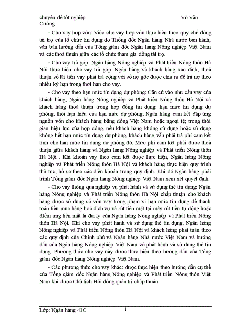 image for page Giải pháp nâng cao chất lượng tín dụng trung và dài hạn tại NHNo PTNT Hà Nội 1