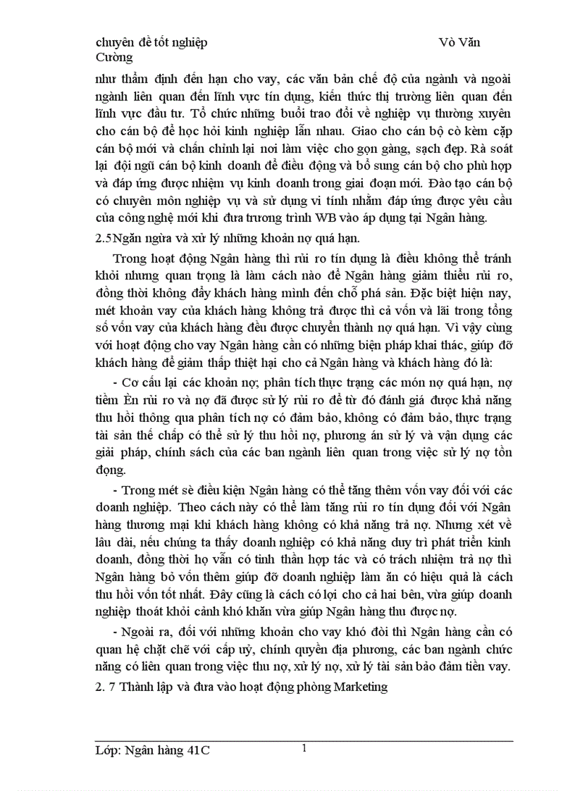 image for page Giải pháp nâng cao chất lượng tín dụng trung và dài hạn tại NHNo PTNT Hà Nội 1