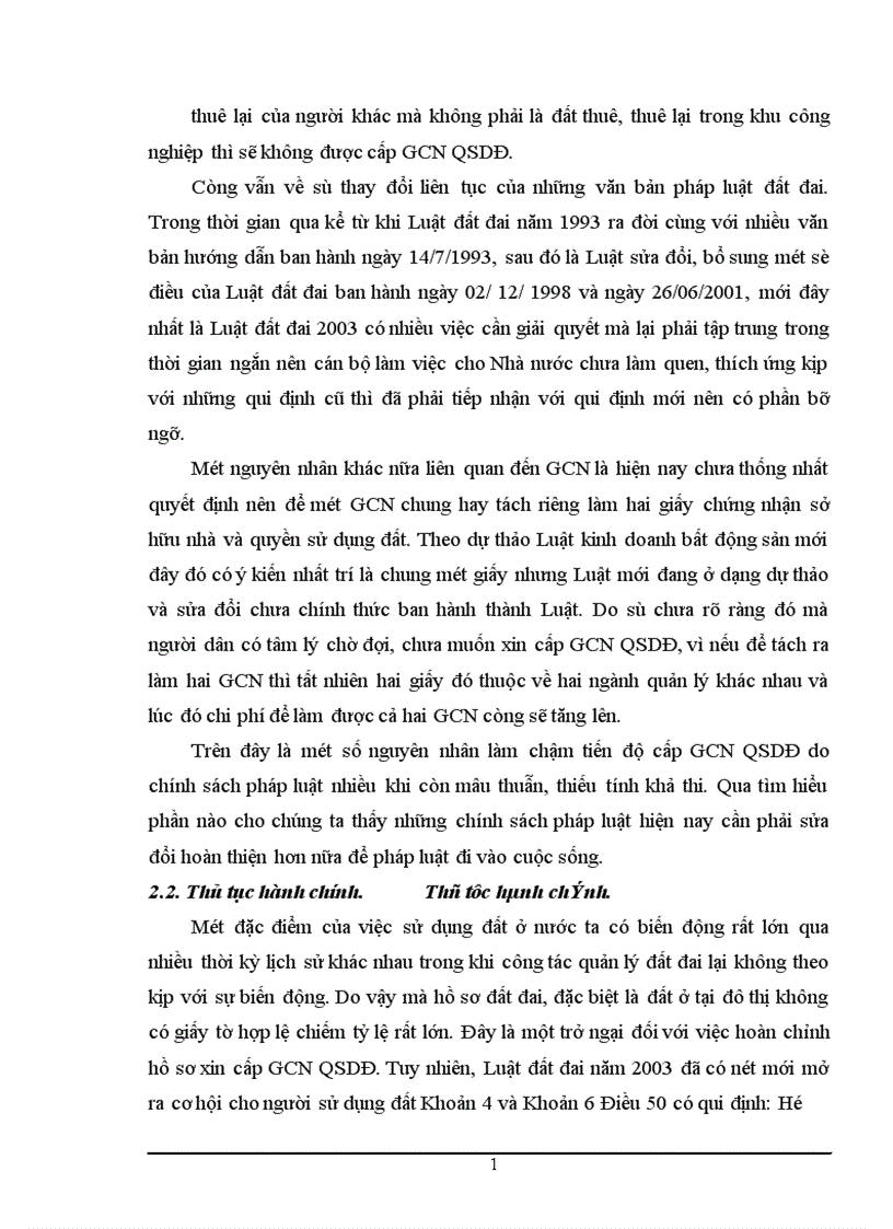 image for page Những nguyên nhân làm chậm tiến độ cấp giấy chứng nhận quyền sử dụng đất đối vối đất ở