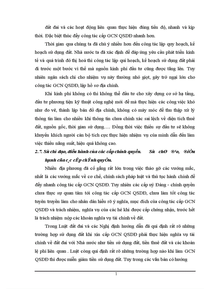 image for page Những nguyên nhân làm chậm tiến độ cấp giấy chứng nhận quyền sử dụng đất đối vối đất ở