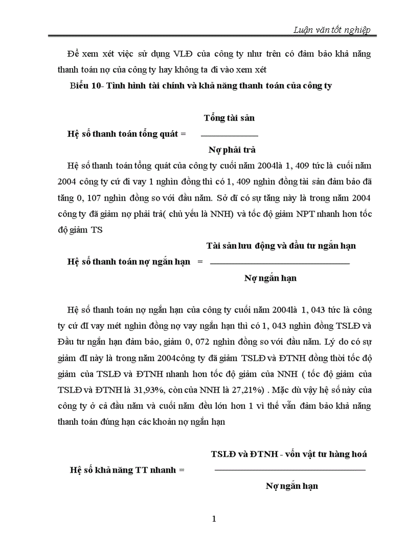 image for page Các giải pháp kinh tế tài chính chủ yếu nâng cao hiệu quả tổ chức sử dụng vốn kinh doanh tại Công ty Máy và Phụ tùng 1
