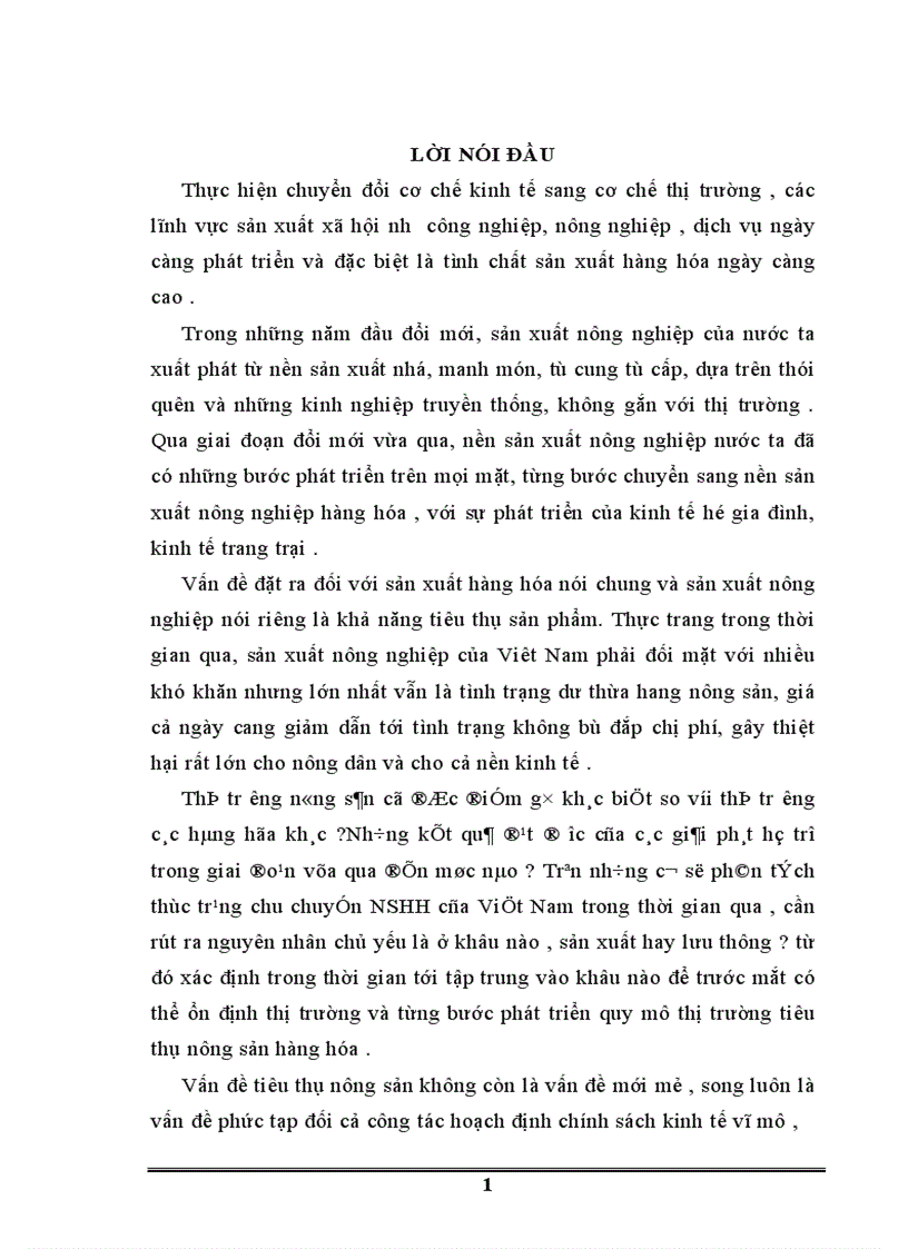 image for page Thực trạng tiêu thụ nông sản hàng hóa của Việt Nam trong thời gian qua