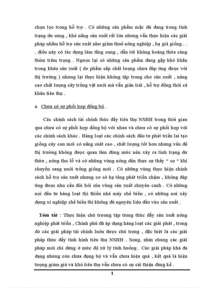 image for page Thực trạng tiêu thụ nông sản hàng hóa của Việt Nam trong thời gian qua