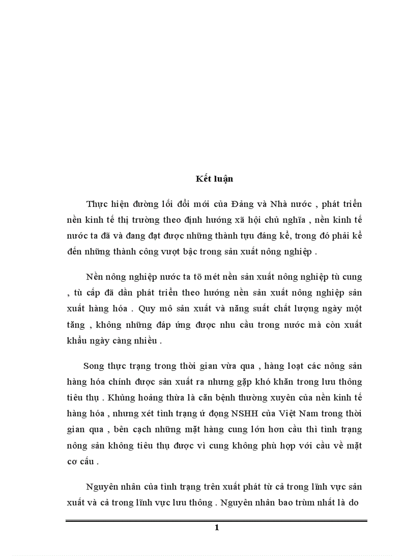image for page Thực trạng tiêu thụ nông sản hàng hóa của Việt Nam trong thời gian qua