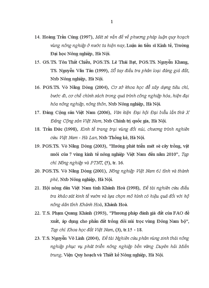 image for page Hoàn thiện quản lý nhà nước về quy hoạch sử dụng đất nông nghiệp trên địa bàn tỉnh Khánh Hoà 1