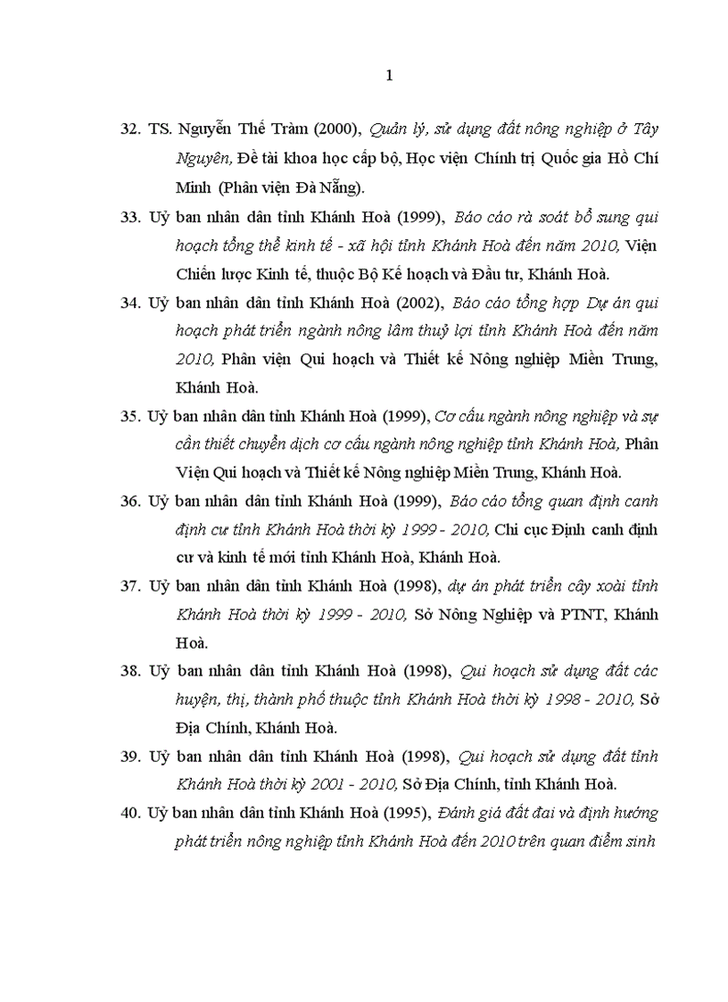 image for page Hoàn thiện quản lý nhà nước về quy hoạch sử dụng đất nông nghiệp trên địa bàn tỉnh Khánh Hoà 1