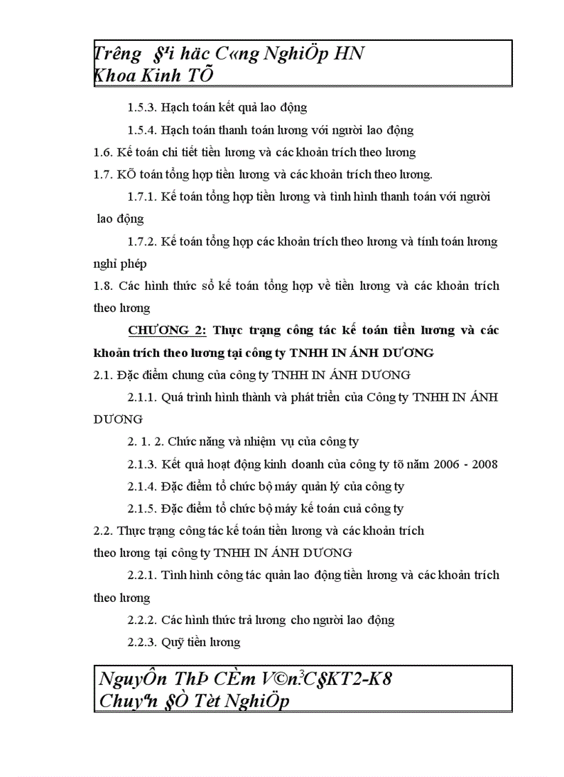 image for page Hoàn thiện công tác kế toán tiền lương và các khoản trích theo lương tại Công ty TNHH IN áNH DƯƠNG 1