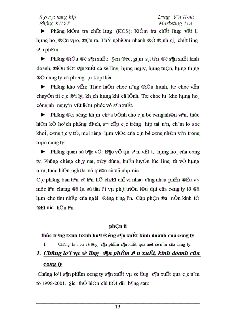 image for page Báo cáo tổng hợp về công ty cao su sao vàng