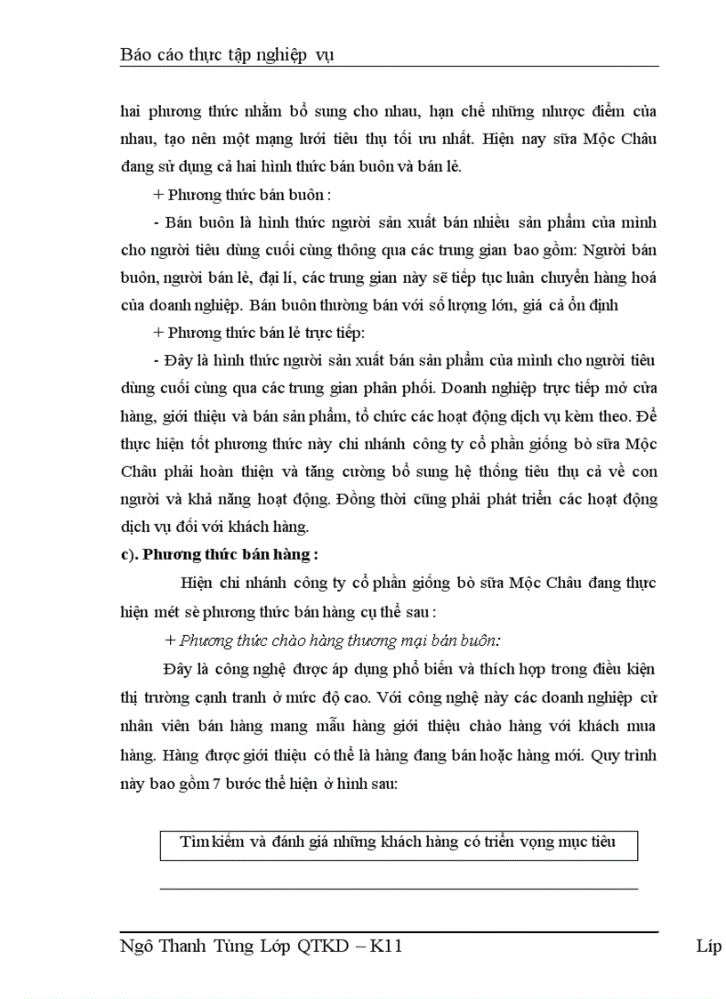 image for page Công tác quản trị hoạt động tiấu thụ sản phẩm tại chi nhánh công ty cổ phần giống bò sữa Mộc Châu
