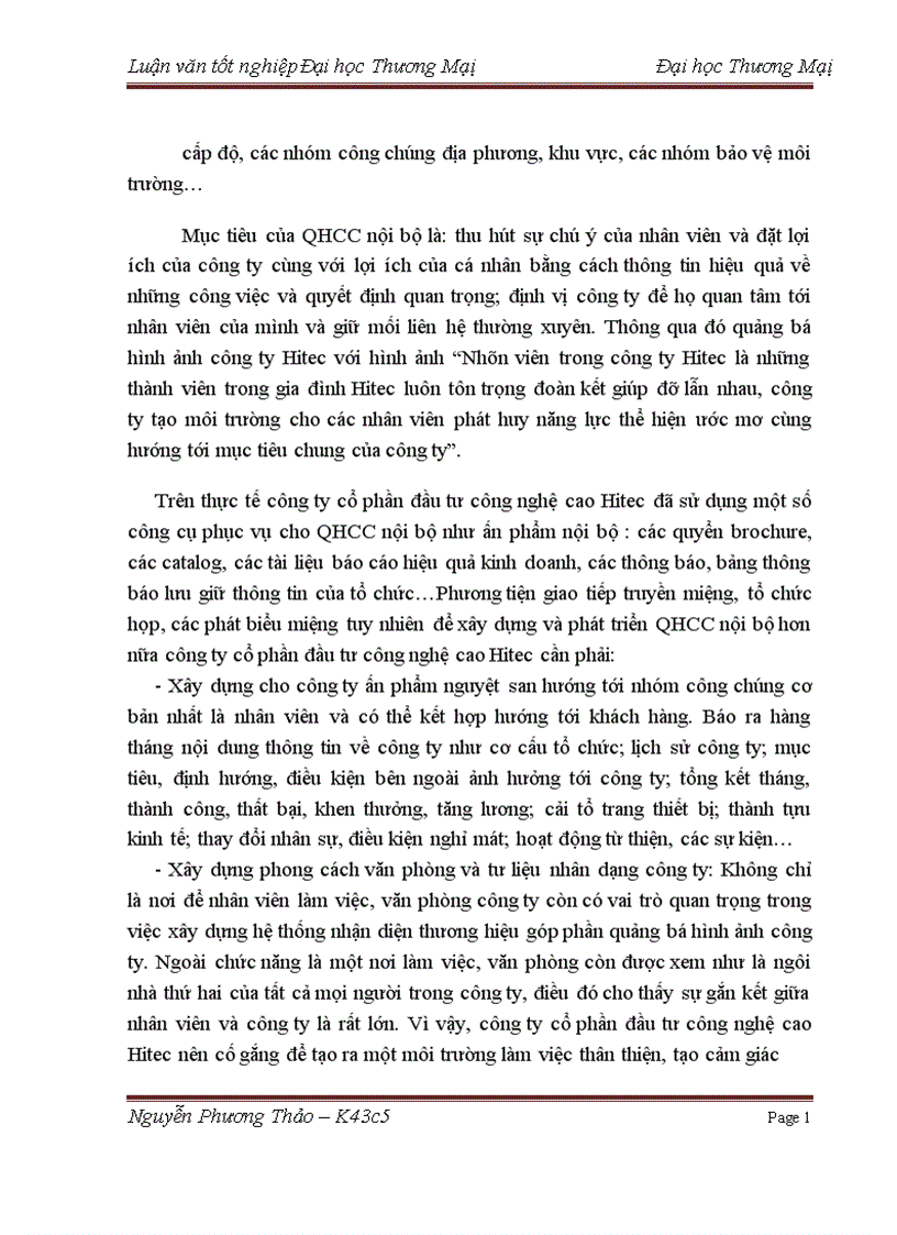 image for page Phát triển hoạt động quan hệ công chúng PR nhằm quảng bá hình ảnh của công ty cổ phần đầu tư công nghệ cao Hitec trên thị trường miền bắc 1