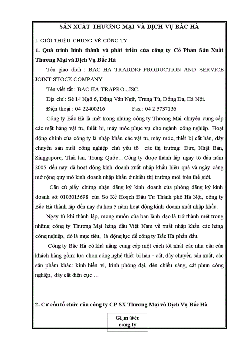 image for page Một số giải pháp thúc đẩy hoạt động nhập khẩu vật tư thiết bị máy công nghiệp của công ty Cổ Phần Sản Xuất TM và Dịch vụ Bắc Hà
