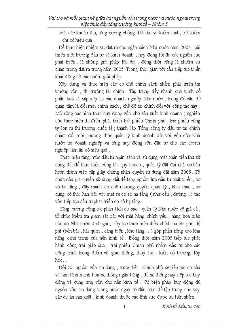 image for page vai trò và mối quan hệ giữa 2 nguồn vốn trong nước và nước ngoài trong việc thúc đẩy tăng trương kinh tế để từ đó ứng dụng vào thực tiễn Việt Nam 1