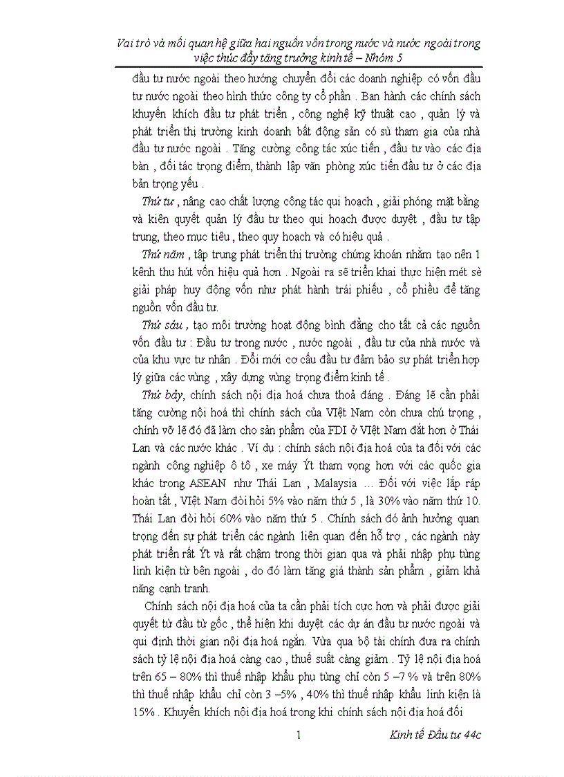 image for page vai trò và mối quan hệ giữa 2 nguồn vốn trong nước và nước ngoài trong việc thúc đẩy tăng trương kinh tế để từ đó ứng dụng vào thực tiễn Việt Nam 1