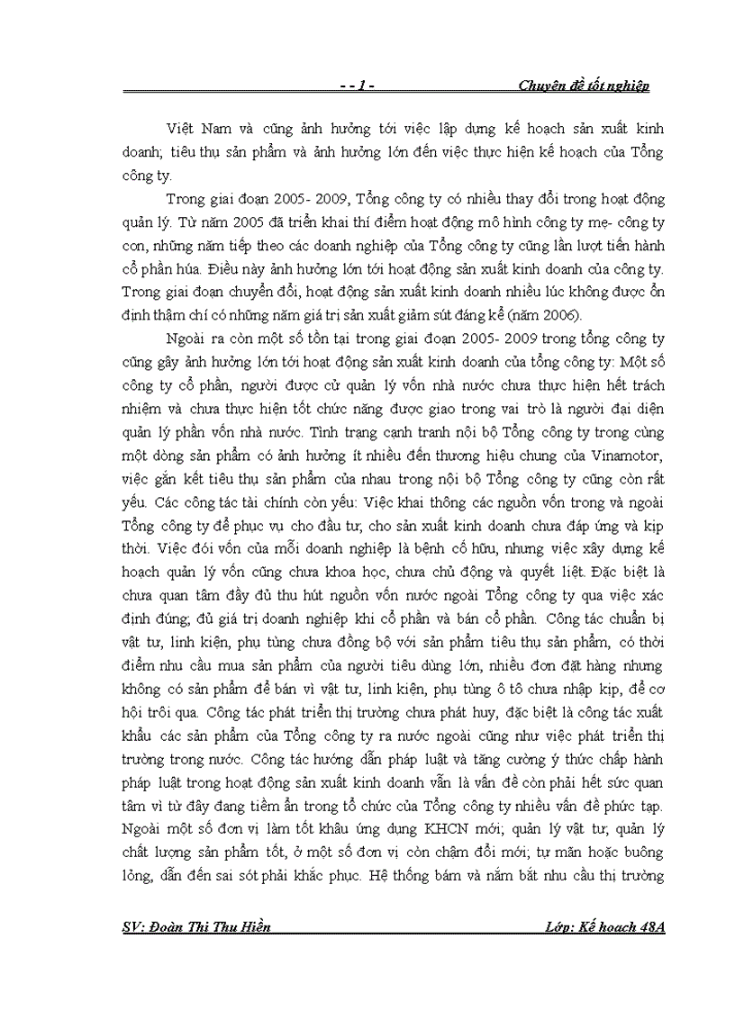 image for page Hoàn thiện công tác lập và thực hiện kế hoạch sản xuất kinh doanh tại Tổng công ty công nghiệp ô tô Việt Nam 1