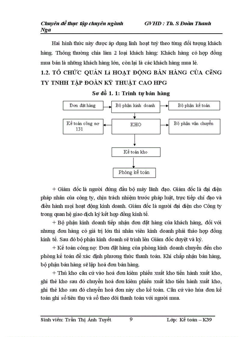 image for page Hoàn thiện kế toán bán hàng tại Công Ty TNHH Tập đoàn Kỹ thuật cao HPG 1