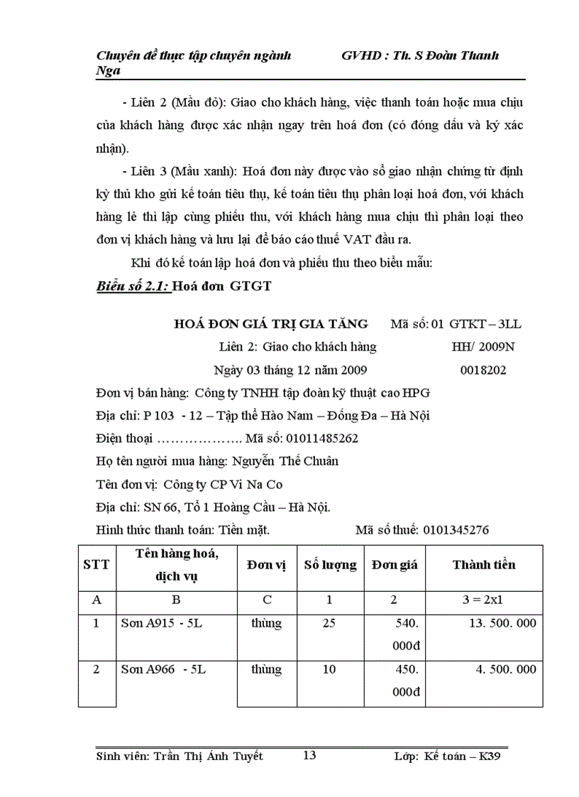 image for page Hoàn thiện kế toán bán hàng tại Công Ty TNHH Tập đoàn Kỹ thuật cao HPG 1