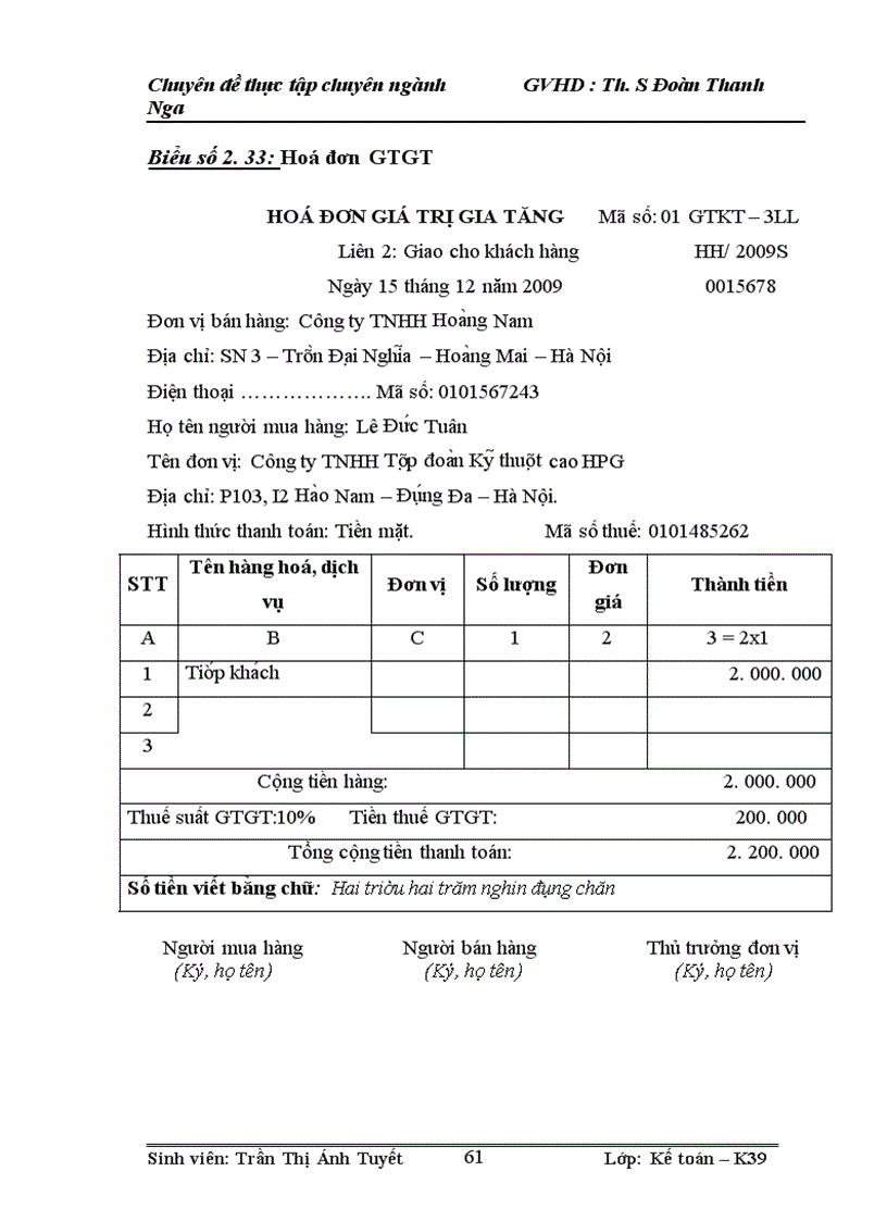 image for page Hoàn thiện kế toán bán hàng tại Công Ty TNHH Tập đoàn Kỹ thuật cao HPG 1