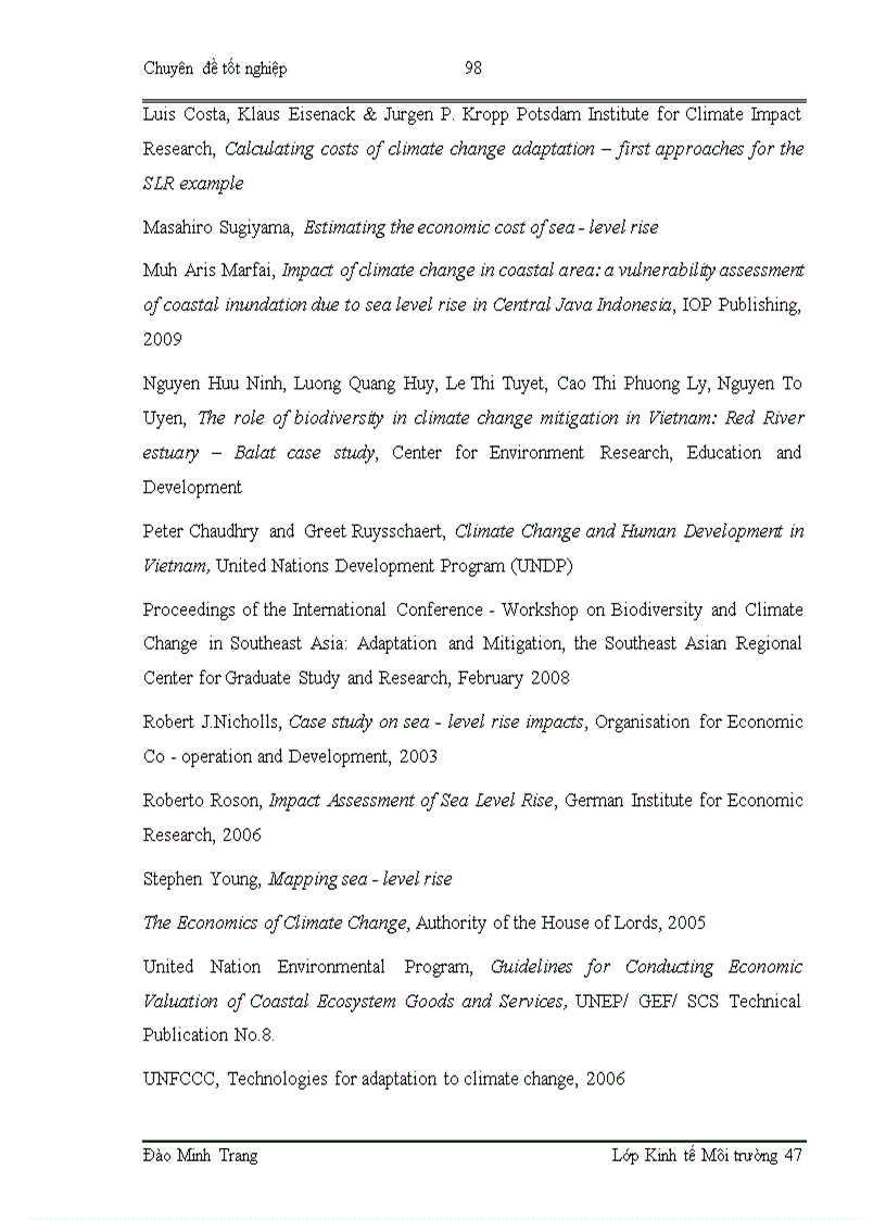 image for page Đánh giá tác động tiềm năng của nước biển dâng đến Vườn Quốc gia Xuân Thủy 1