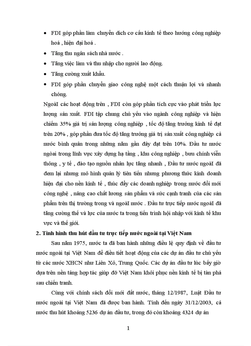Quan điểm và giải pháp thu hút đầu tư trực tiếp nước ngoài vào Việt Nam trong tiến trình tự do hóa thương mại trong ASEAN 1