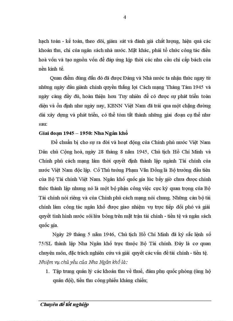 image for page Phân tích và thiết kế HTTT Kế toán thu chi NSNN bằng tiền mặt tại KBNN Na Hang