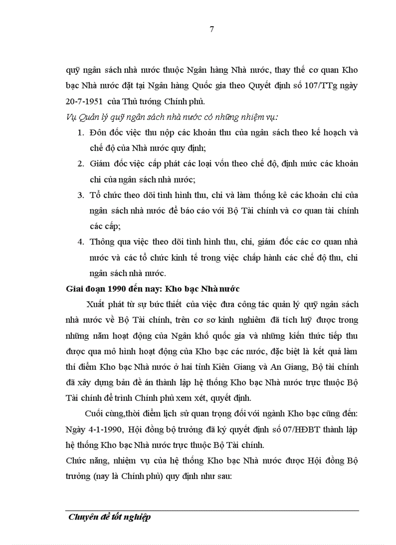 image for page Phân tích và thiết kế HTTT Kế toán thu chi NSNN bằng tiền mặt tại KBNN Na Hang