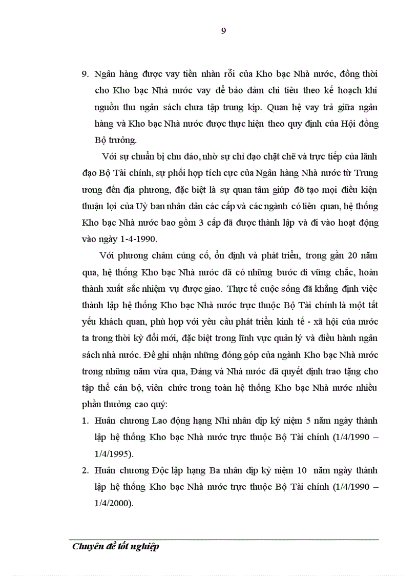 image for page Phân tích và thiết kế HTTT Kế toán thu chi NSNN bằng tiền mặt tại KBNN Na Hang