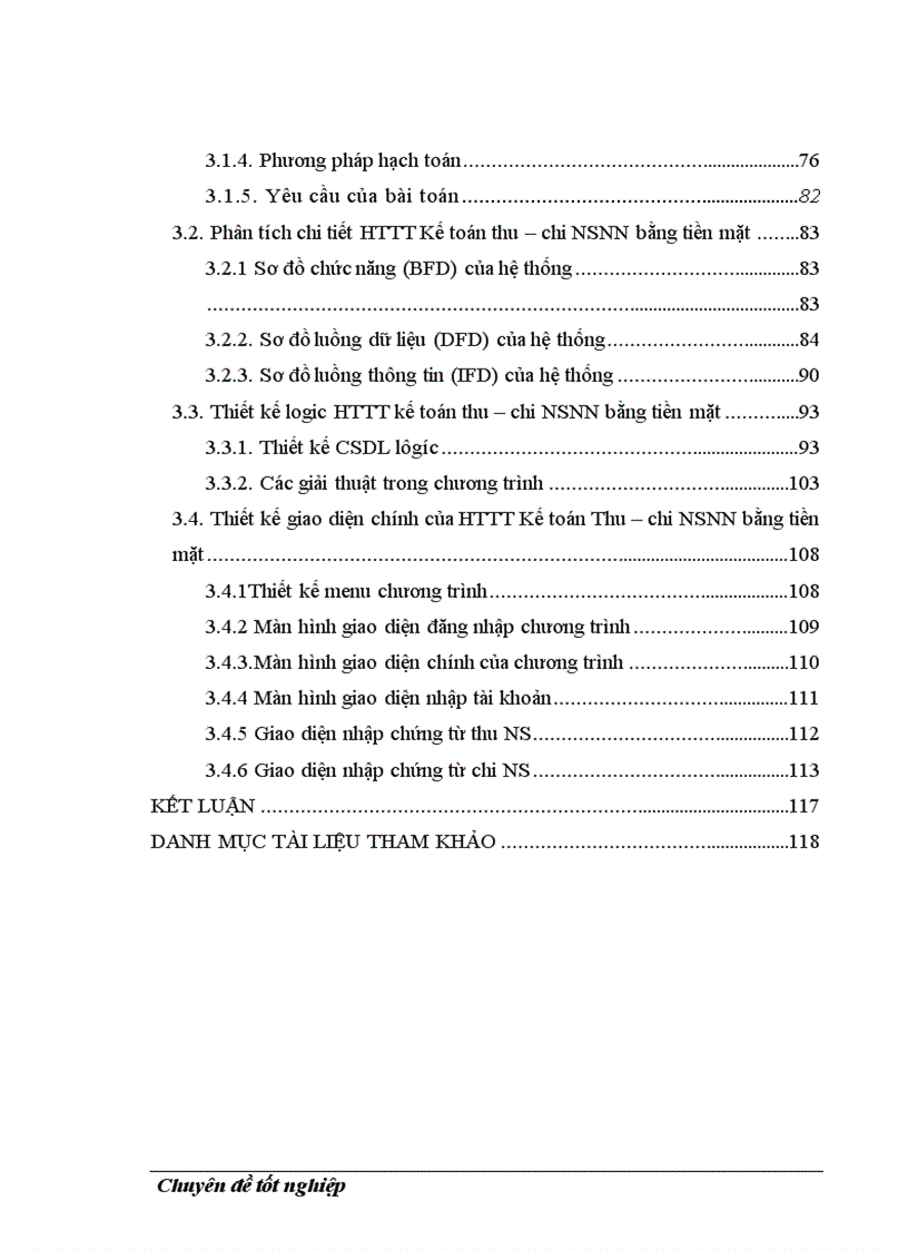 image for page Phân tích và thiết kế HTTT Kế toán thu chi NSNN bằng tiền mặt tại KBNN Na Hang