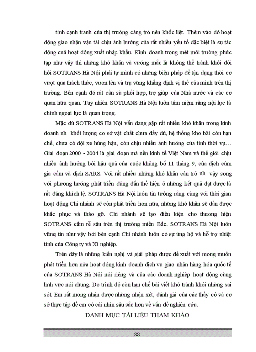 image for page Hoạt động kinh doanh dịch vụ giao nhận hàng hóa quốc tế tại Chi nhánh công ty kho vận miền Nam SOTRANS Hà Nội thực trạng và giải pháp phát triển