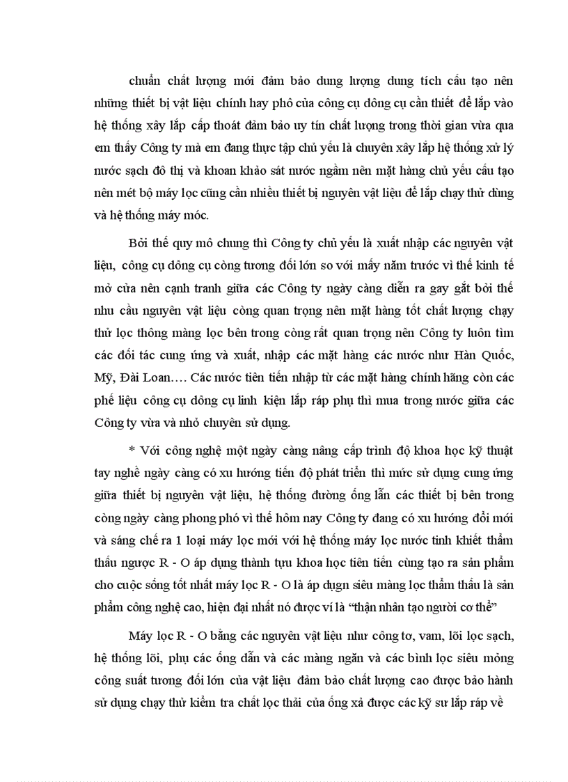 image for page Thực hiện công tác kế toán nguyên vật liệu công cụ dụng cụ thiết bị cấp thoát nước 1