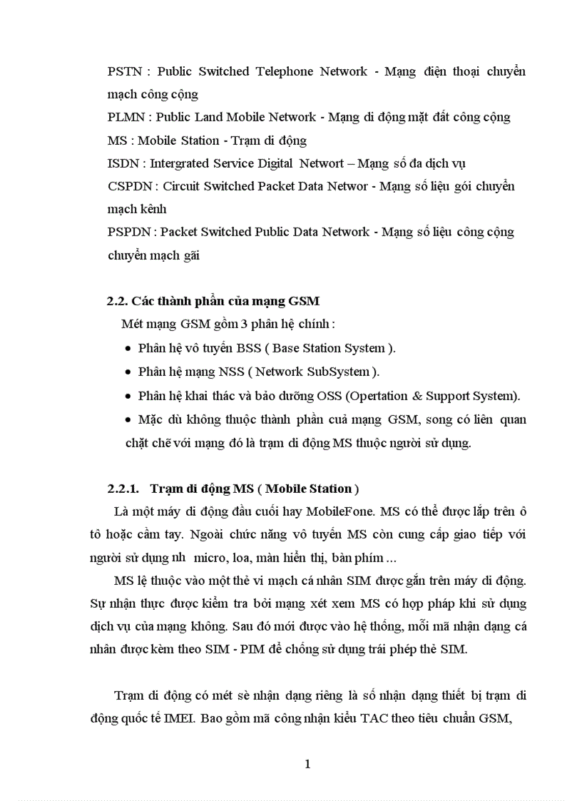 image for page Nghiên cứu mạng thông tin di động GSM