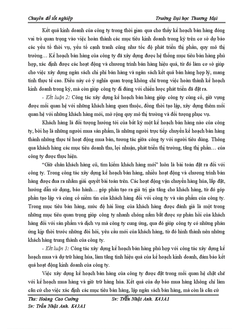 image for page Hoàn thiện công tác xây dựng kế hoạch bán hàng văn phòng phẩm hãng Pentel Nhật Bản tại công ty CPTM Hải Tường Trên địa bàn Hà Nội