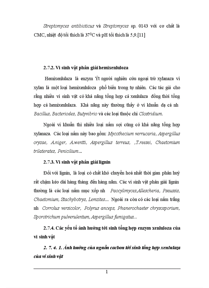 image for page Nghiên cứu tính chất của một số vi sinh vật có khả năng tổng hợp xenlulaza cao và ứng dụng trong xử lý chất thải hữu cơ