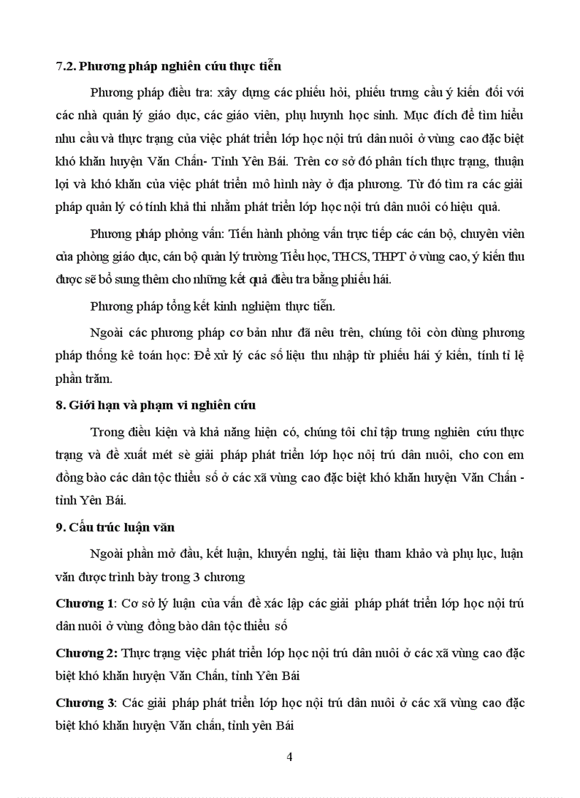 image for page Các giải pháp phát triển lớp học nội trú dân nuôi cho con em đồng bào dân tộc thiểu số ở các xã vùng cao đặc biệt khó khăn huyện Văn Chấn tỉnh Yên Bái 1