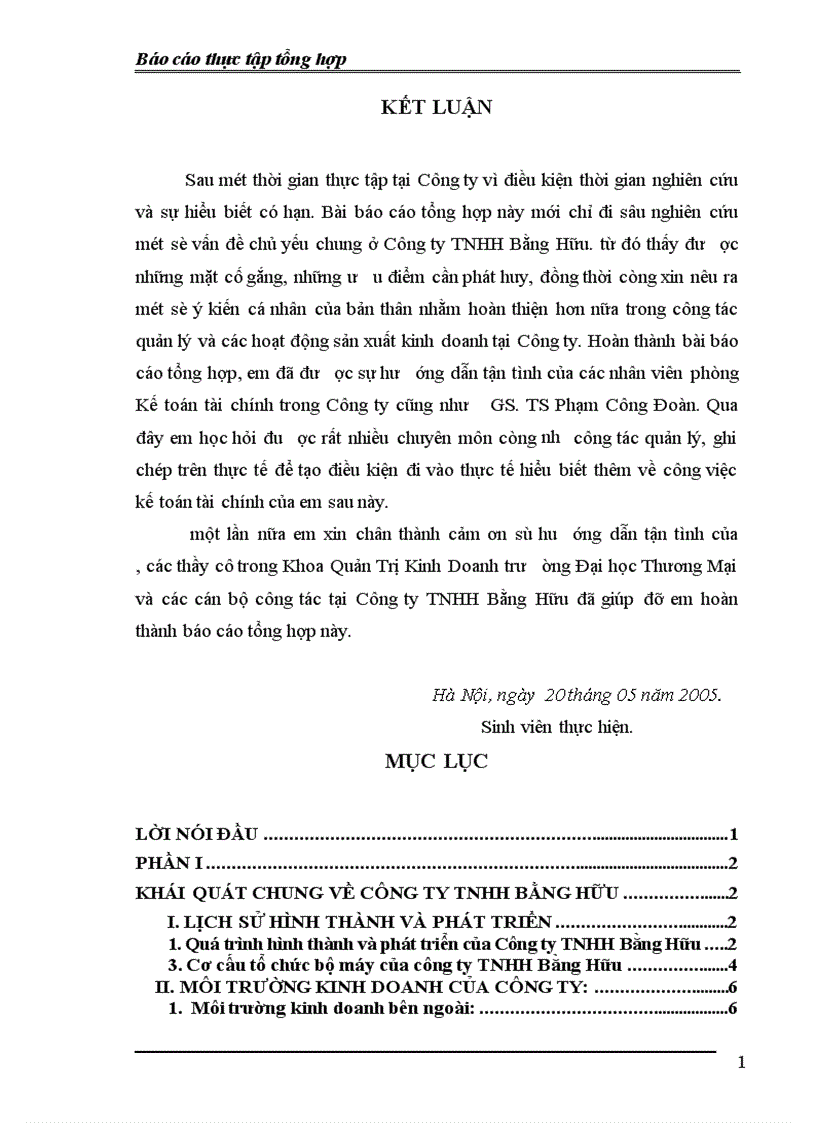 image for page Phân tích và đánh giá kết quả hoạt động kinh doanh của công ty và một số kiến nghị đề xuất