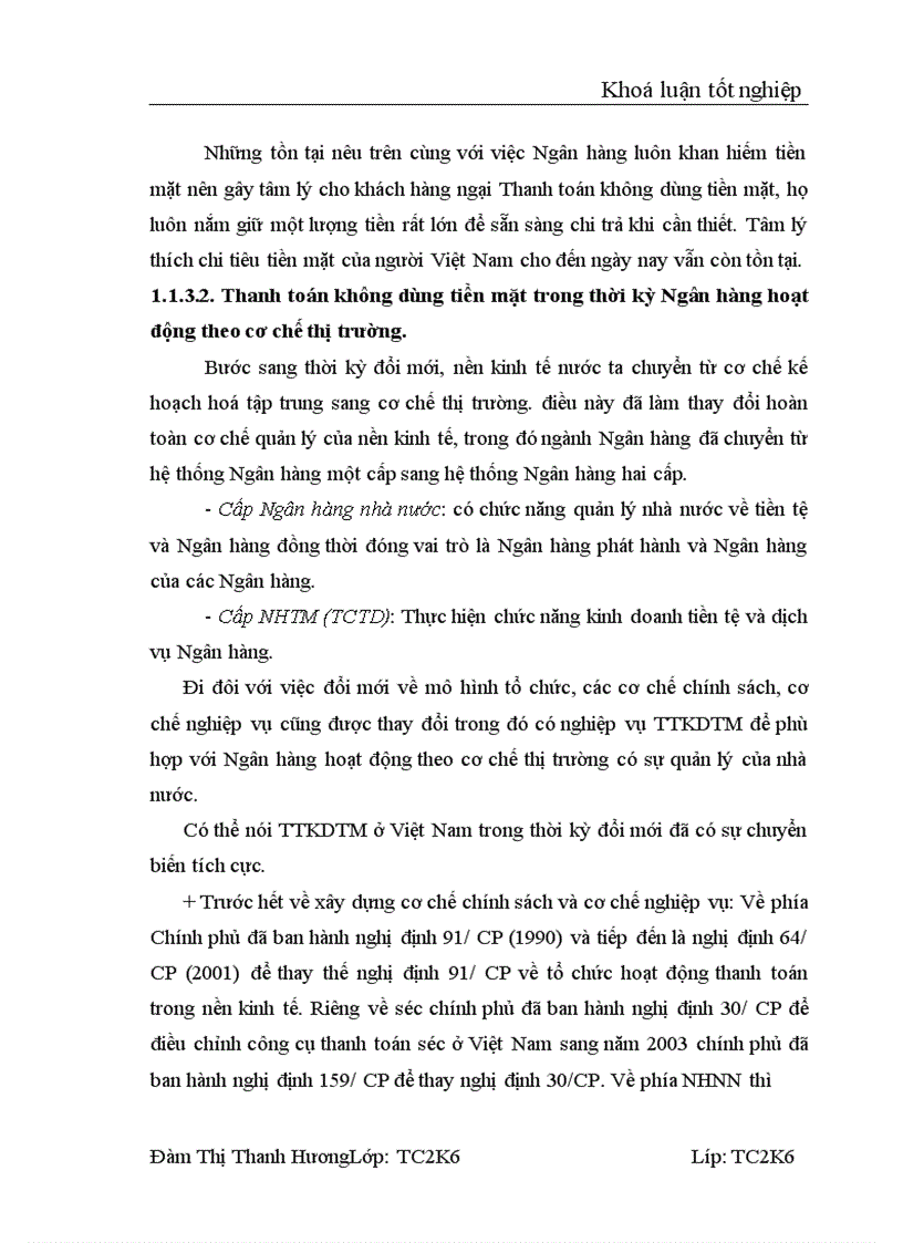 image for page Một số vấn đề về thanh toán không dùng tiền mặt tại NHĐT PT Cao Bằng Thực trạng và giải pháp 1