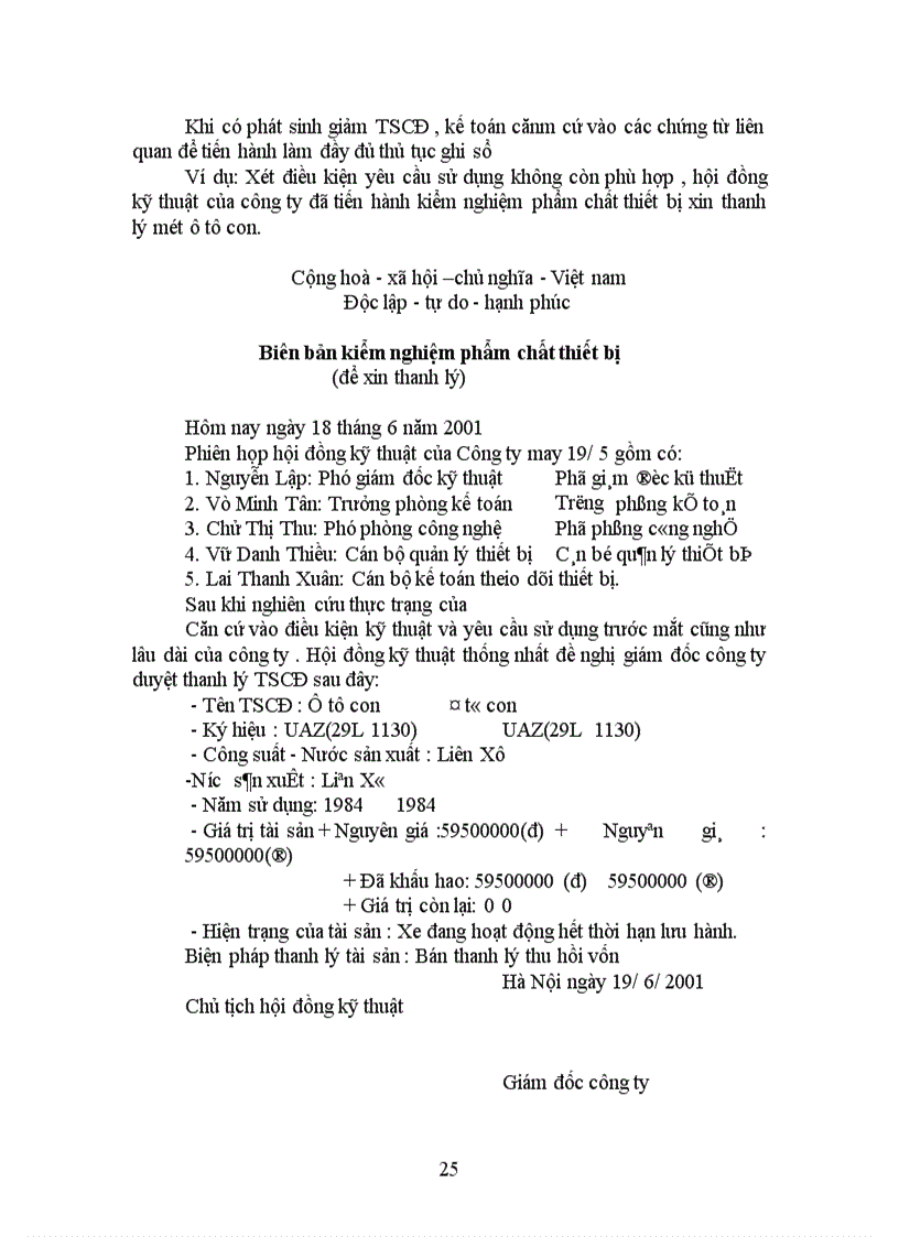 image for page Thực trạng công tác hạch toán kế toán tại công ty may 19 5 bộ công an 1