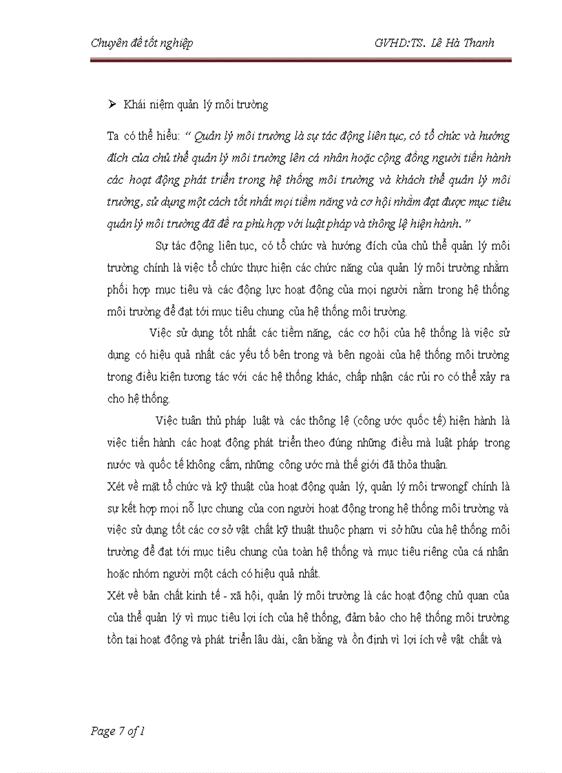 image for page Cơ hội và khả năng áp dụng ISO 14001 tại các doanh nghiệp Việt Nam Trường hợp xí nghiệp X61 Sơn Tây Hà Nội 1