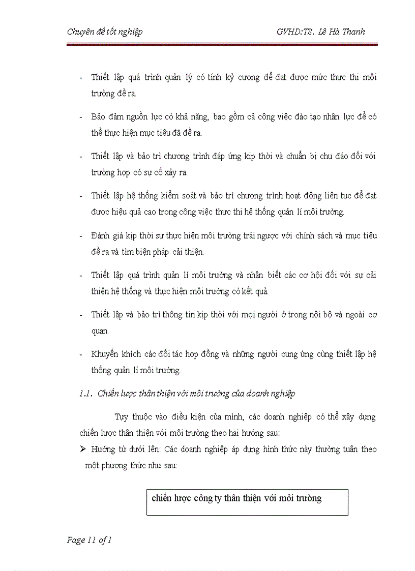 image for page Cơ hội và khả năng áp dụng ISO 14001 tại các doanh nghiệp Việt Nam Trường hợp xí nghiệp X61 Sơn Tây Hà Nội 1