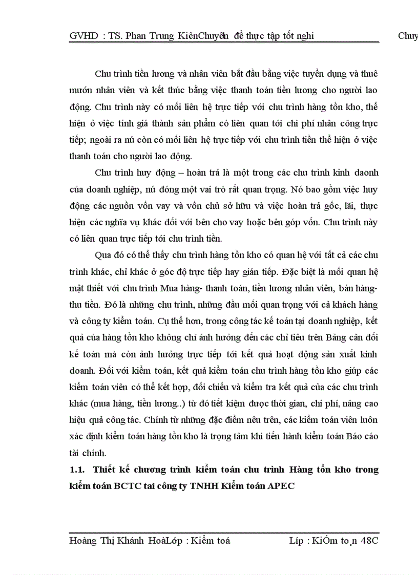 image for page Kiểm toán chu trình hàng tồn kho trong qui trình kiểm toán BCTC do công ty TNHH Kiểm toán APEC thực hiện 1