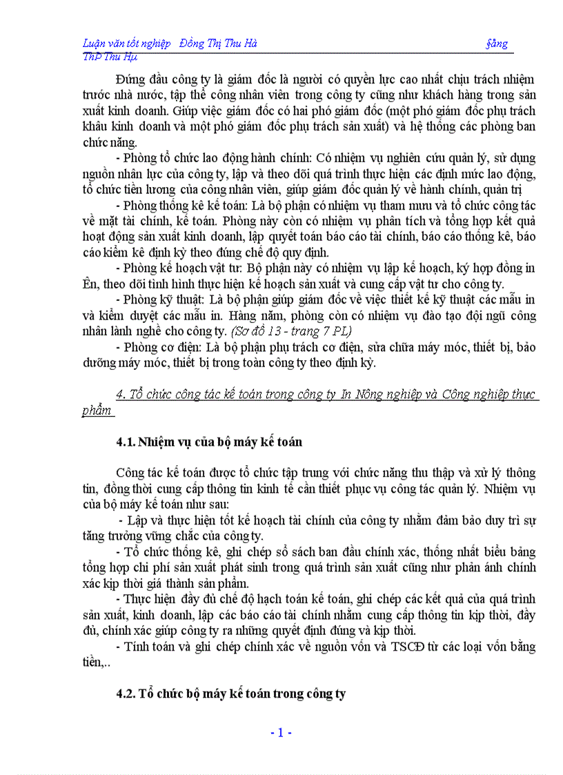 image for page Hạch toán chi phí sản xuất và tính giá thành sản phẩm tại công ty In Nông nghiệp và Công nghiệp thực phẩm 1