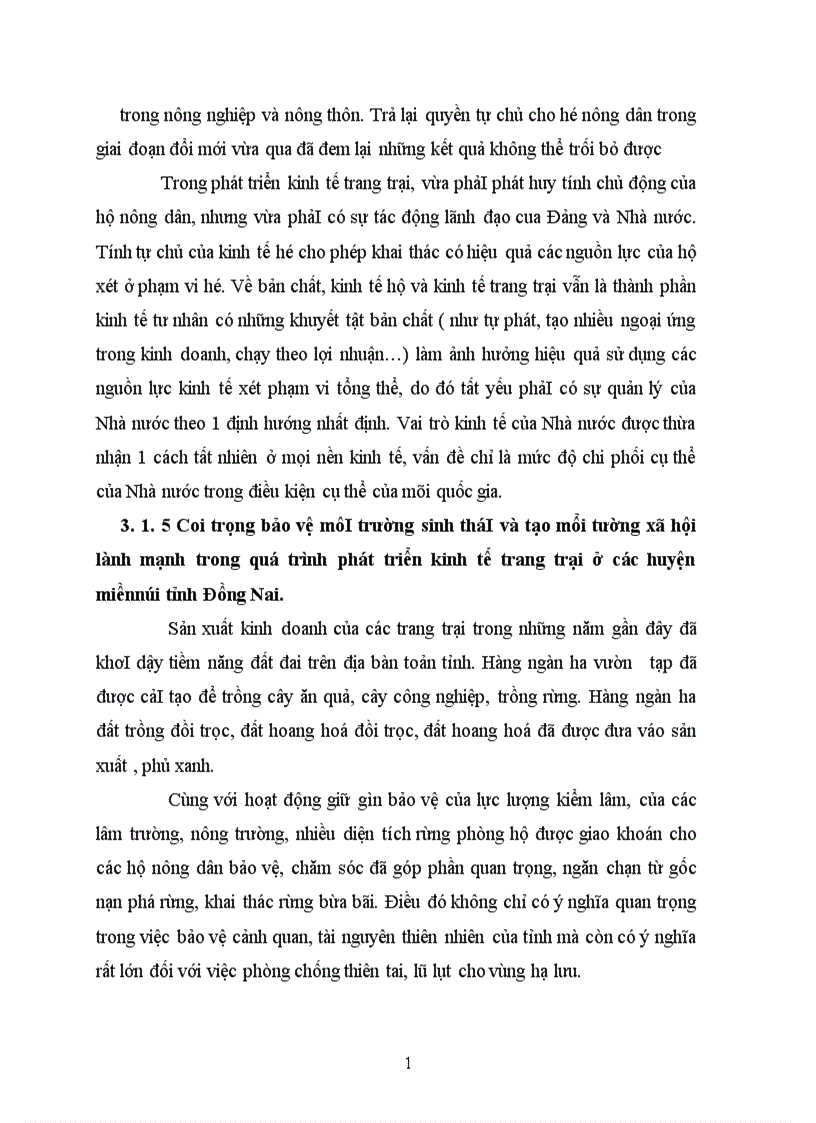 image for page Phát triển kinh tế trang trại các huyện miền núi của tỉnh Đông Nai Lấy ví dụ ở huyện Vĩnh Cửu