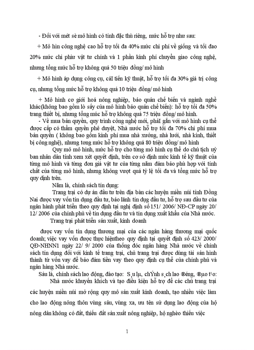 image for page Phát triển kinh tế trang trại các huyện miền núi của tỉnh Đông Nai Lấy ví dụ ở huyện Vĩnh Cửu