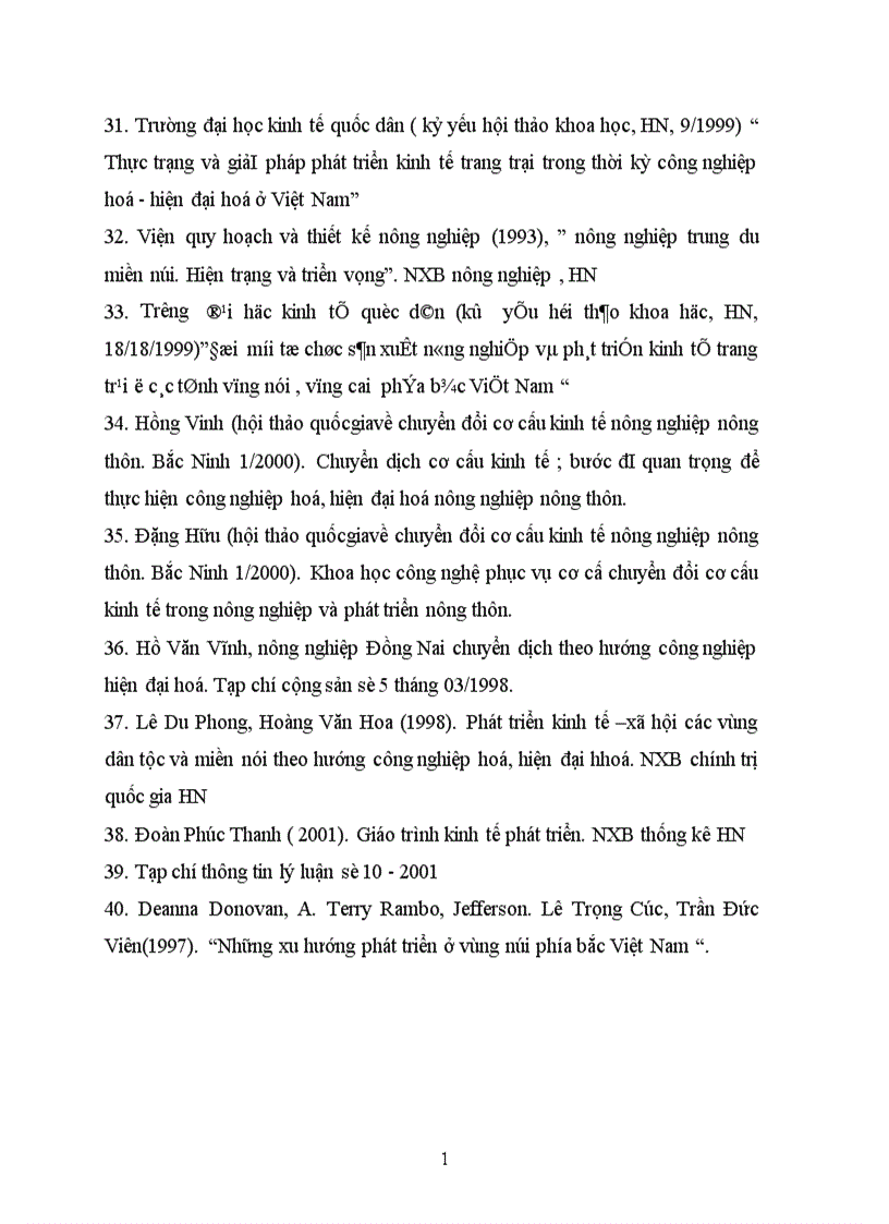 image for page Phát triển kinh tế trang trại các huyện miền núi của tỉnh Đông Nai Lấy ví dụ ở huyện Vĩnh Cửu